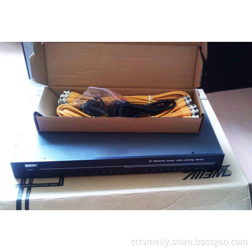 SPVD one cable transmitting power and HD video security project upgrading solution